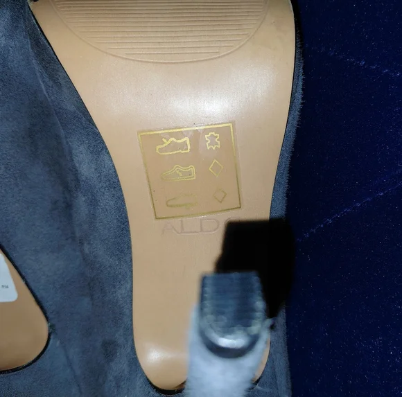 ALDO Tallo 8 Gray Suede Ankle Boots Size 7.5 Slate Gray Office Siren Sleek - Picture 13 of 16